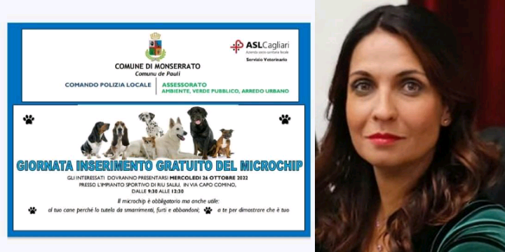 Microchippatura gratuita, lotta al randagismo e nuova area cani in arrivo a Monserrato