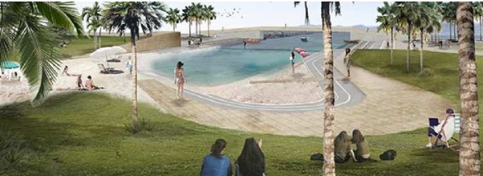 Cagliari, nuovo look per Sant’Elia: il vecchio canale dei pescatori diventa una spiaggia urbana