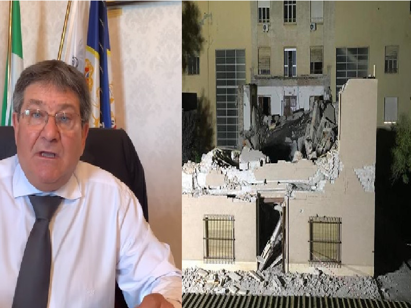 Aula magna crollata a Cagliari, Mola: “Stiamo ancora lavorando per capire quello che è successo” (VIDEO)