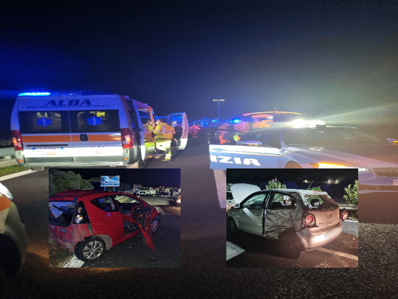 Mega tamponamento alle porte di Cagliari, auto accartocciate e 6 feriti: all’ospedale anche due bambini