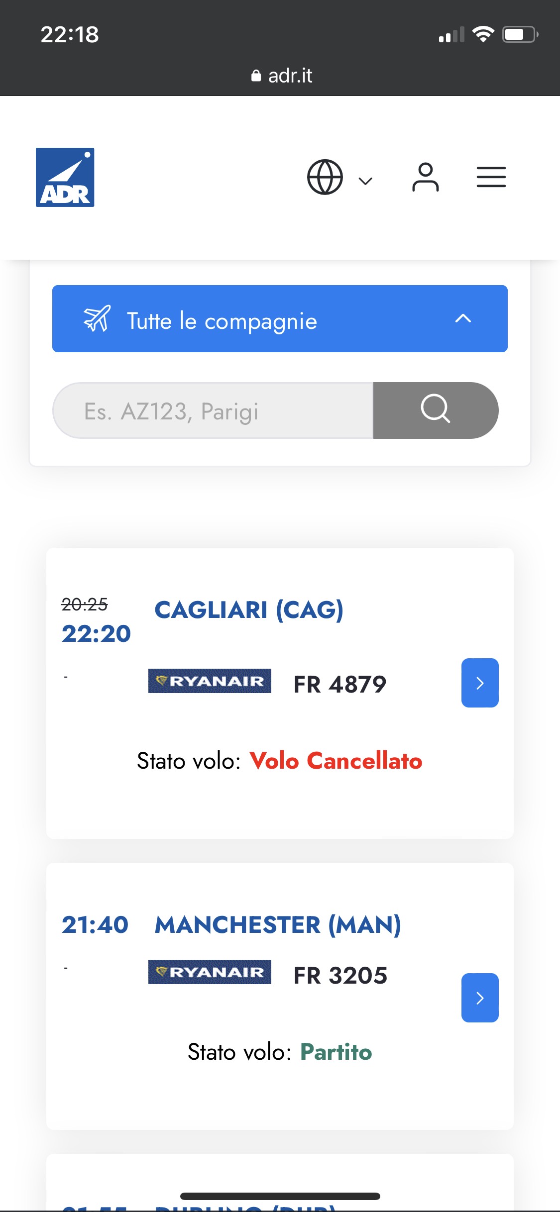 Ryanair, salta il volo da Ciampino a Cagliari: decine di sardi e turisti infuriati