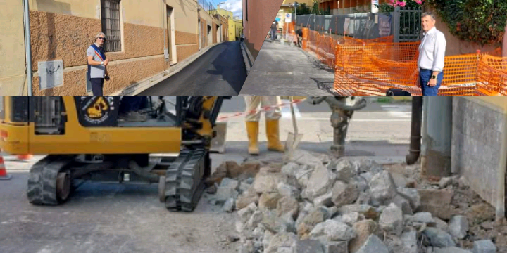 Nuova riqualificazione e rifacimento strade e marciapiedi a Monserrato
