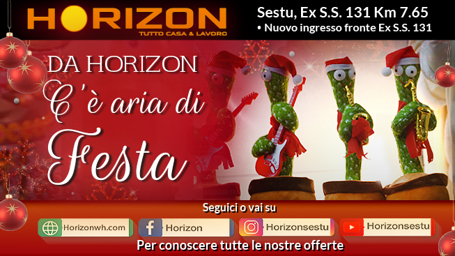 Nel punto vendita Horizon c’è aria di festa