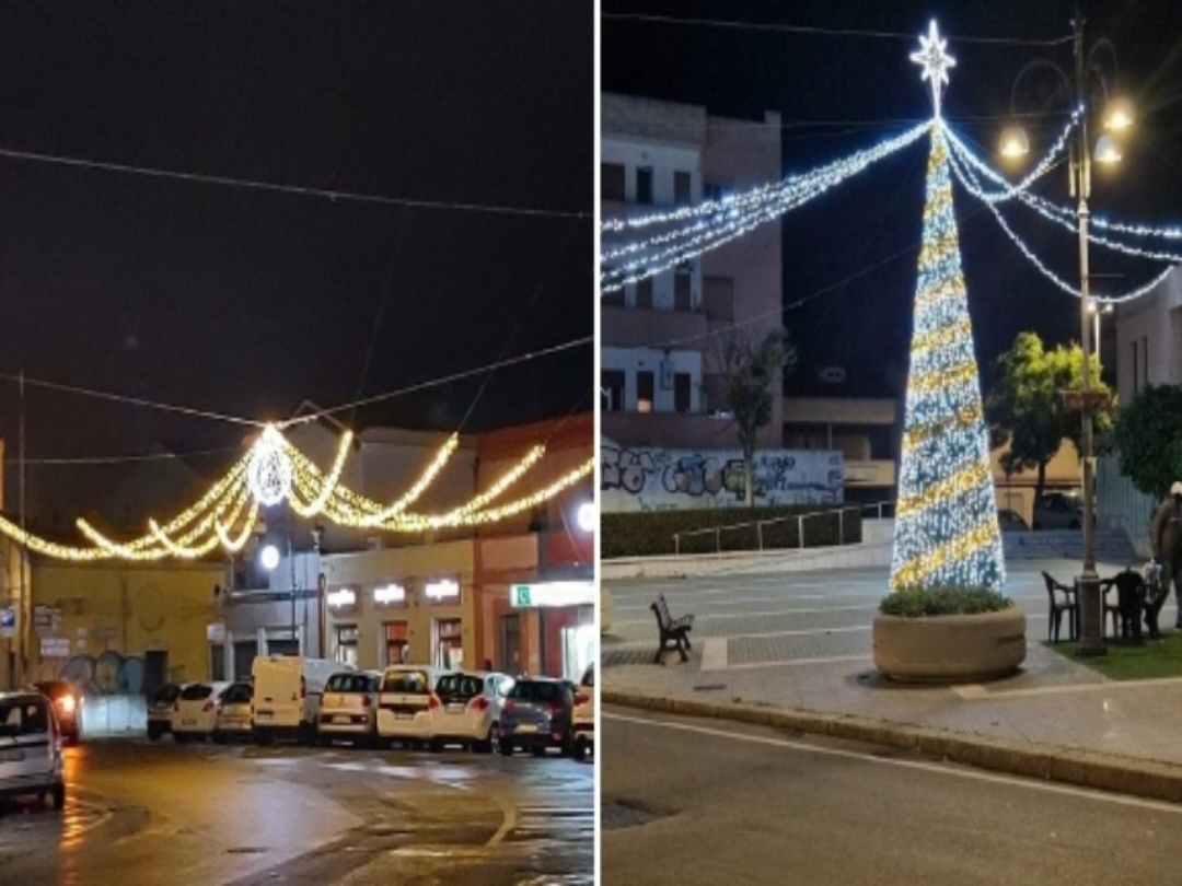 Quartu, luminarie non stop: a dicembre animazione in via Porcu e mercatini natalizi a Capitana