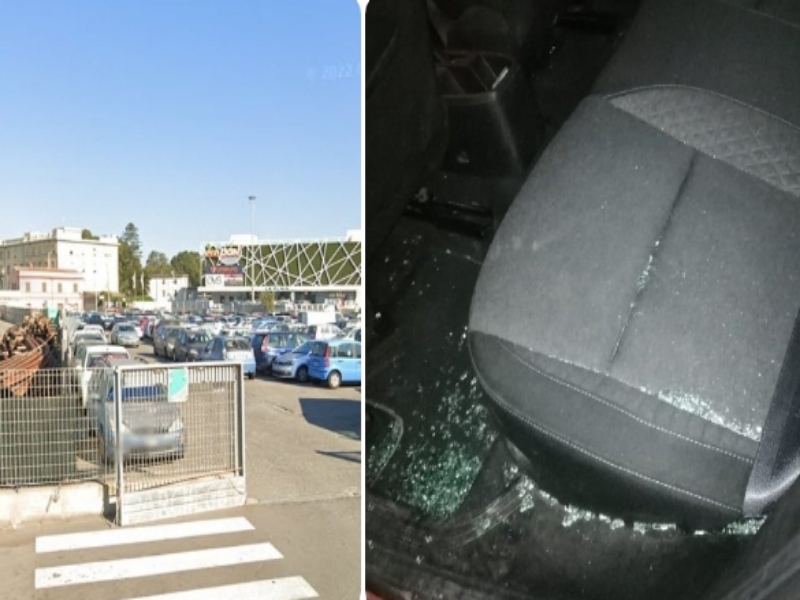 Cagliari, auto svaligiata nel parcheggio: “La mia notte da brivido in viale La Playa”