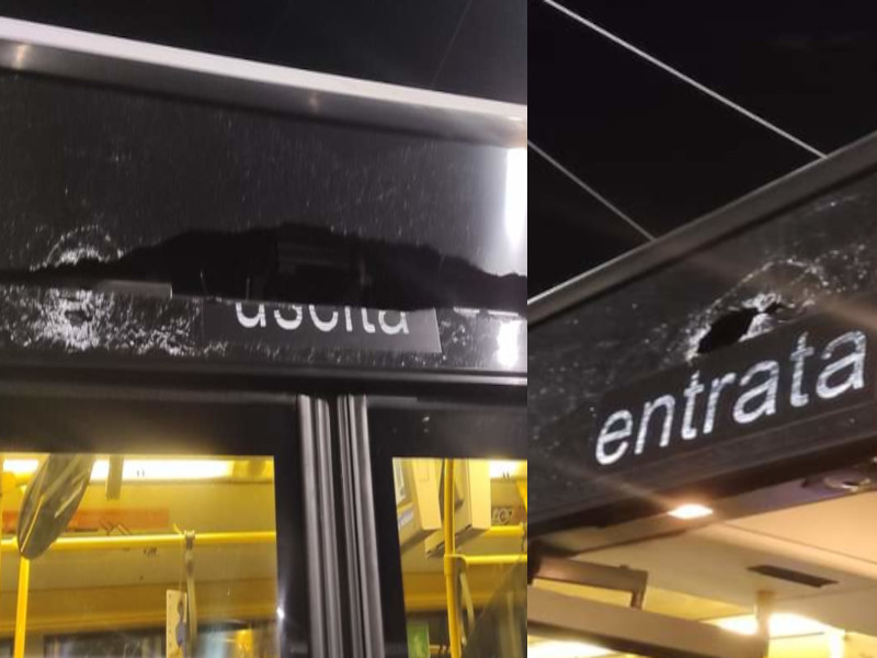 Paura a Cagliari, sassaiola contro il bus della linea 20 in via Piero della Francesca