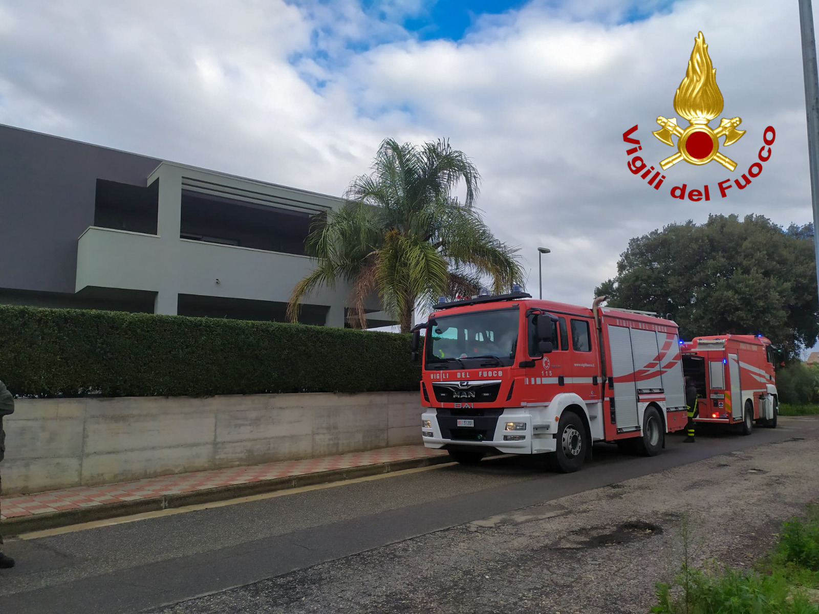 Incendio in un appartamento, paura a Decimoputzu