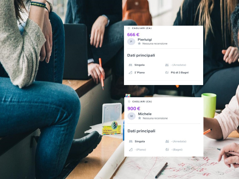 Cagliari, prezzi folli sul web per una stanza: “Anche 900 euro solo per ragazzi o ragazze”