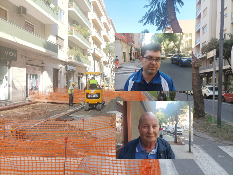 Cagliari, la guerra dei parcheggi spariti per i lavori in via Dante: “Tante multe, chi verrà a fare acquisti?”