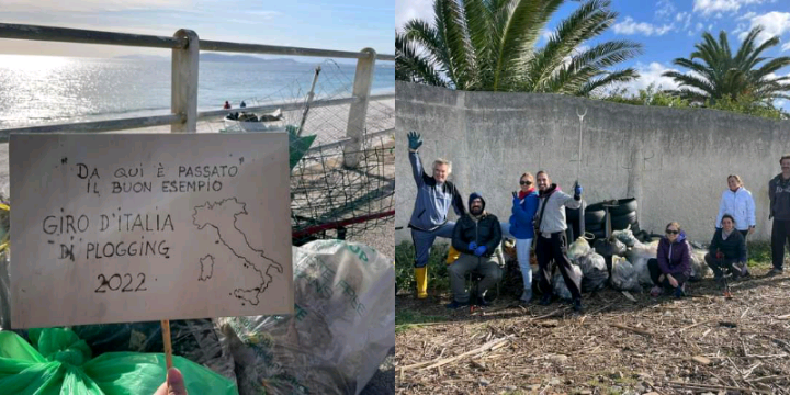 Quartu, raccolta una tonnellata di rifiuti grazie al 1^ Giro d’Italia di Plogging