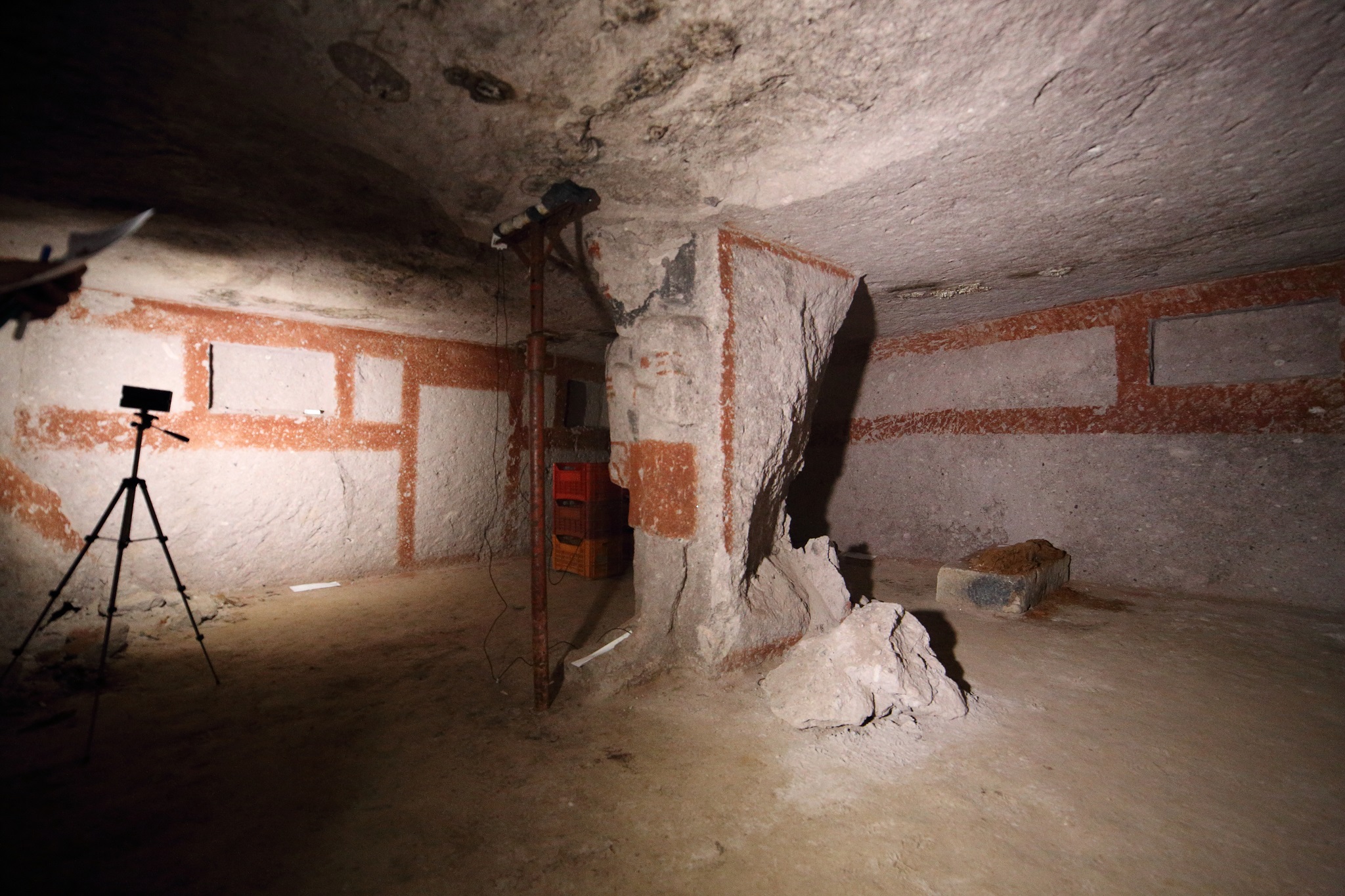 “Tomba dell’egizio”, dalla Regione 100mila euro per la cura delle pitture che adornano l’ipogeo