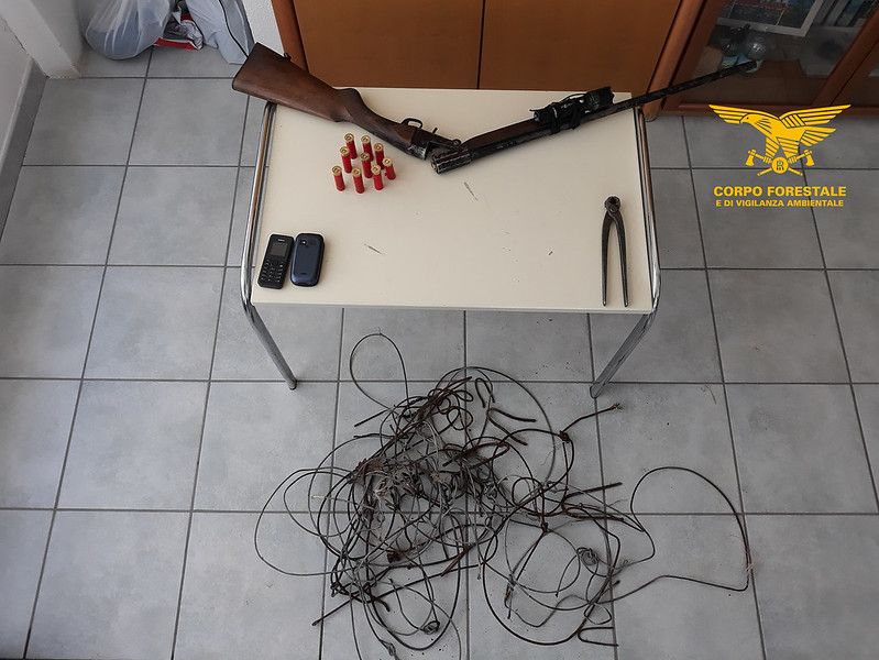 Lotta al bracconaggio a Orune, allevatore arrestato dalla Forestale: aveva appena posizionato delle trappole