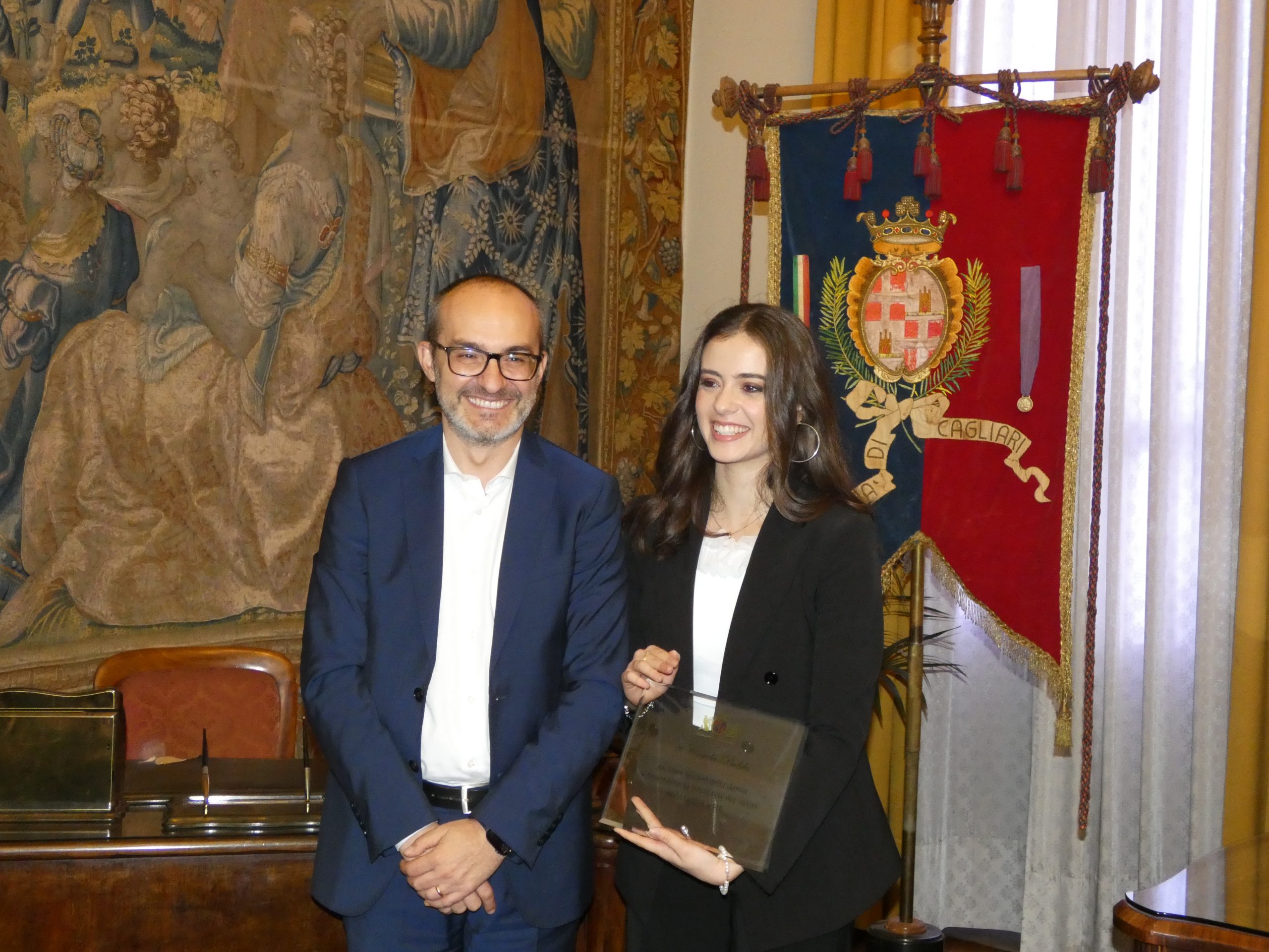 Cagliari, premiata in Comune la danzatrice Carola Puddu