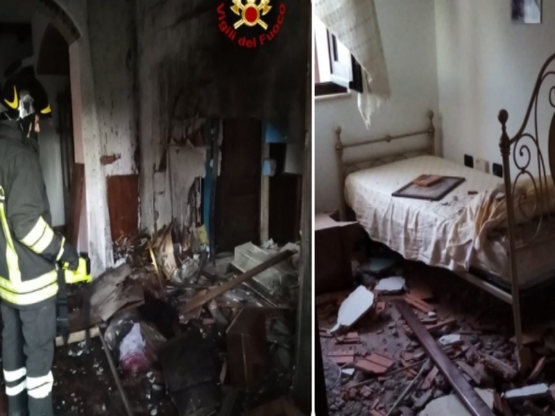 Irgoli, paurosa esplosione in una casa: fatale un guasto al termocamino