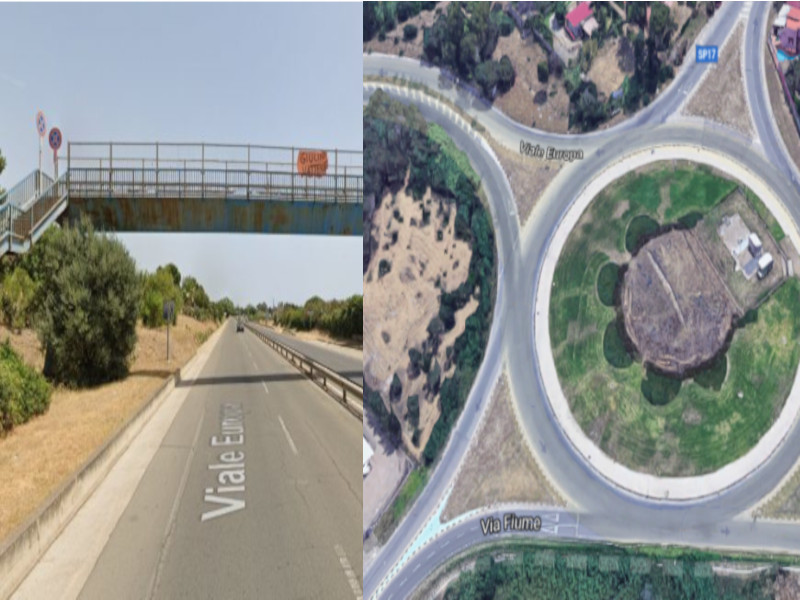 Quartu, stop alle auto sulla 554 per i lavori della nuova passerella sopraelevata