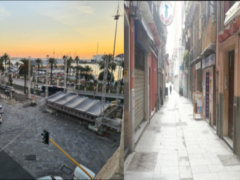 Cagliari, stop ai tavolini per il concertone di Blanco: “Addio a prenotazioni e posti di lavoro”