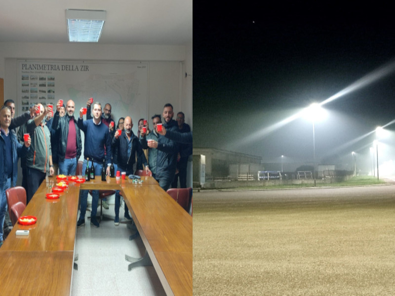 Iglesias, storica svolta nella zona industriale: 250 lampioni per riaccendere il commercio