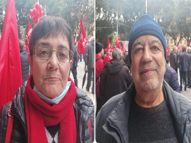 Cagliari, pensionati contro Giorgia Meloni: “Vogliamo la pensione minima di mille euro e pagare ovunque col Pos”