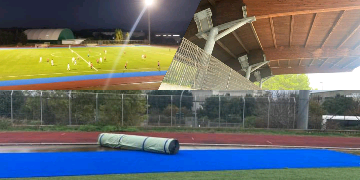 Sanluri, il CampuNou diventa un gioiellino: luci a led e nuova pista d’atletica