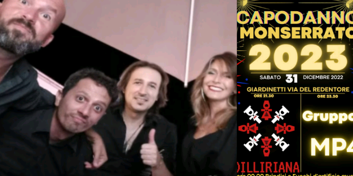 Capodanno a Monserrato, festeggiamenti e musica in piazza coi Dilliriana