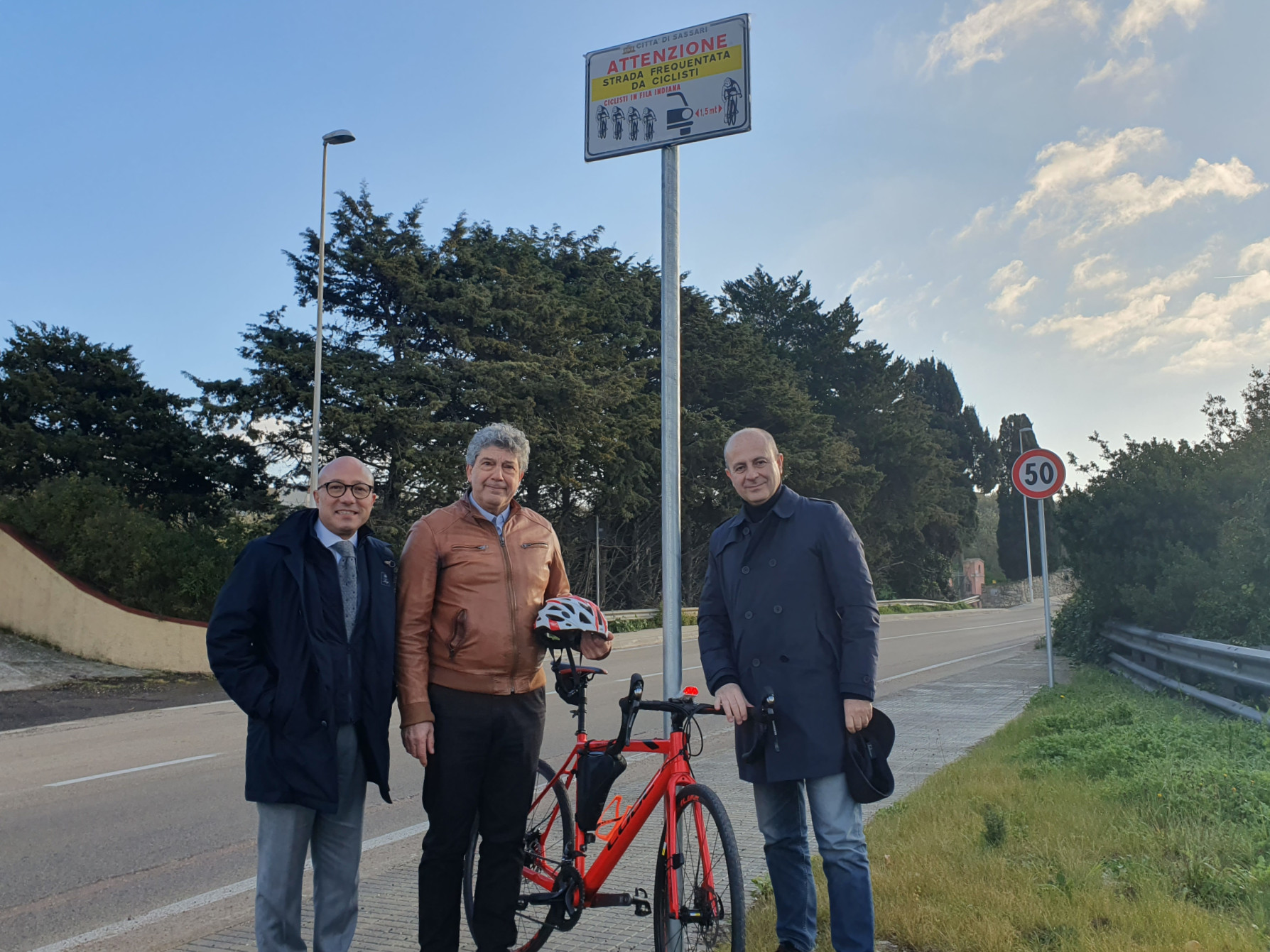 Ciclisti più sicuri sulle strade sassaresi