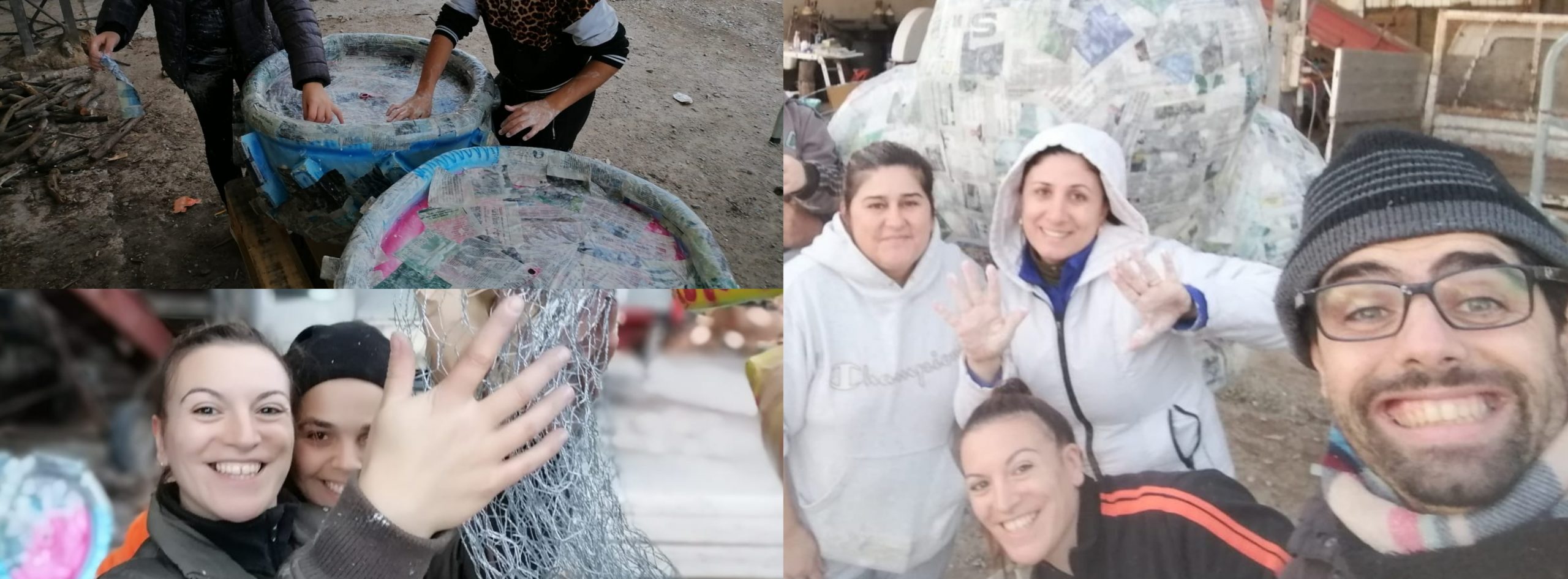 Samassi, rinasce il carnevale: carristi in azione tra cartapesta e colori