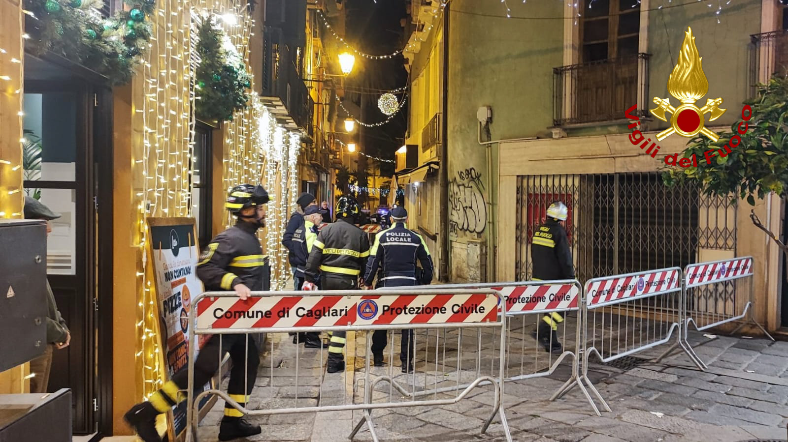 Palazzi pericolanti in via Dettori a Cagliari, Truzzu: “Situazione preoccupante”