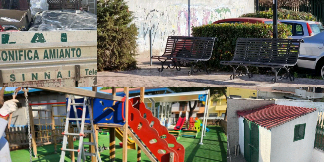 Monserrato, il 2023 apre coi lavori pubblici: arredi urbani e nuovo chiosco bar al parco Magico