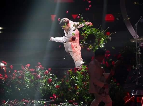 Spettacolo penoso a Sanremo, Blanco distrugge i fiori e devasta il palco: pioggia di fischi e critiche