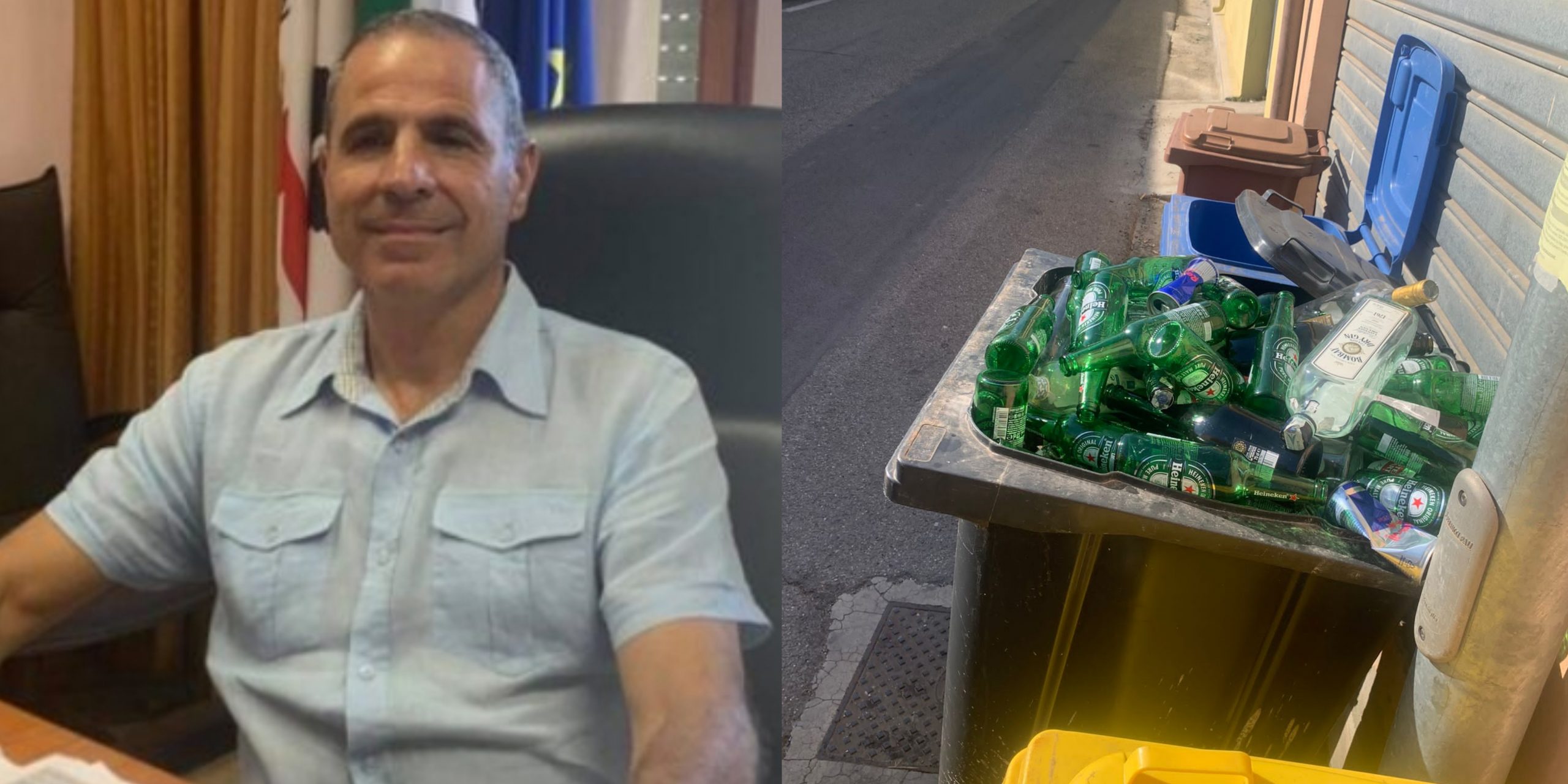 Caos rifiuti a Capoterra, stavolta a tracimare sono i contenitori del vetro