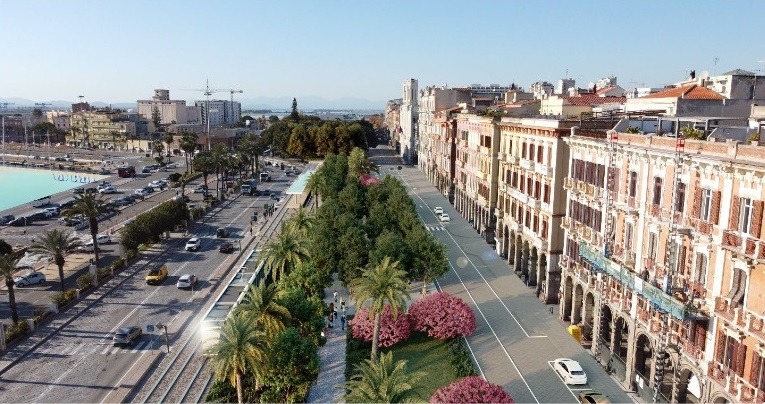 Cagliari, entro marzo cantieri aperti in viale Trieste e via Roma: stop al traffico sul lato portici