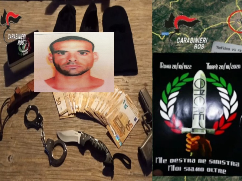 Spaccio, rapine e bombe in salsa fascista: banda sgominata in Sardegna, ai vertici Ananio Manca