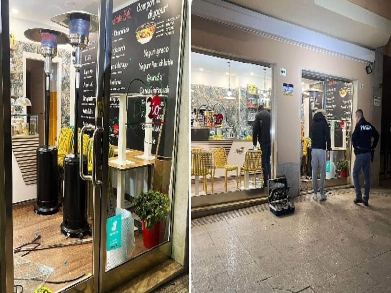 Quartu, due assalti in un mese al bar: “Tutto distrutto per una cassa di zucchine e pochi euro”