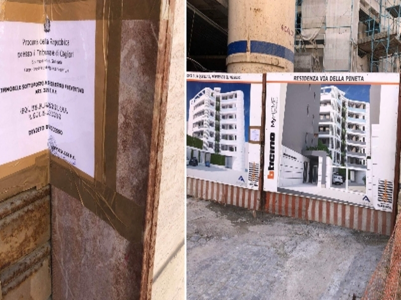 Cagliari, sigilli della Procura all’ex Alfieri di via della Pineta: stop al palazzo di 6 piani