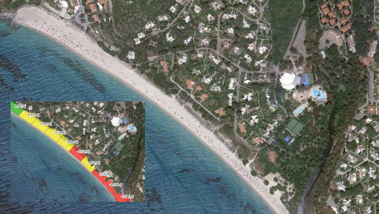 Quartu, addio a 20 metri di costa: allarme erosione davanti alle case di Flumini e Kal’è Moru