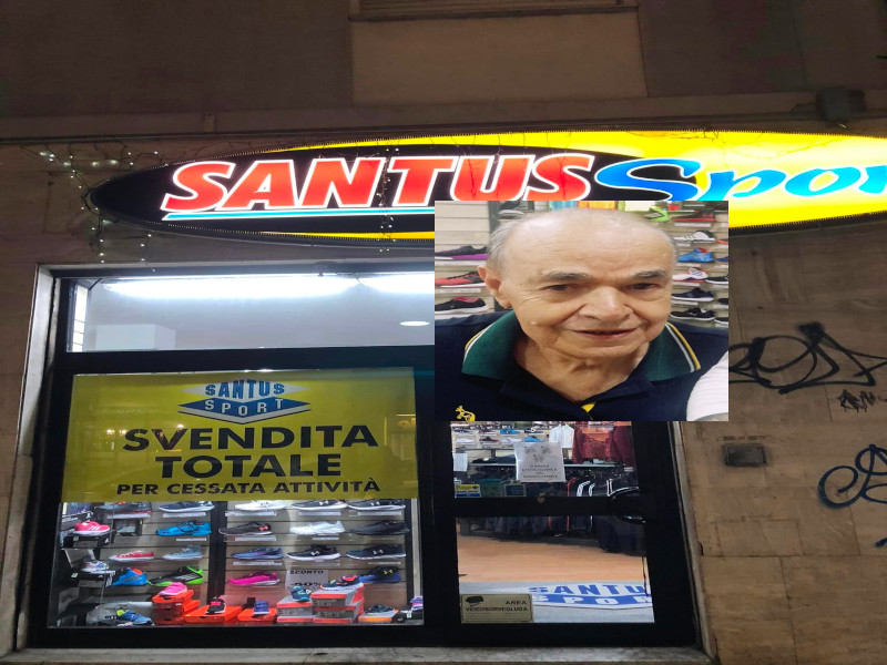 Cagliari, chiude dopo 45 anni Santus Sport: “Colpa di Amazon e dei giovani che non comprano più”