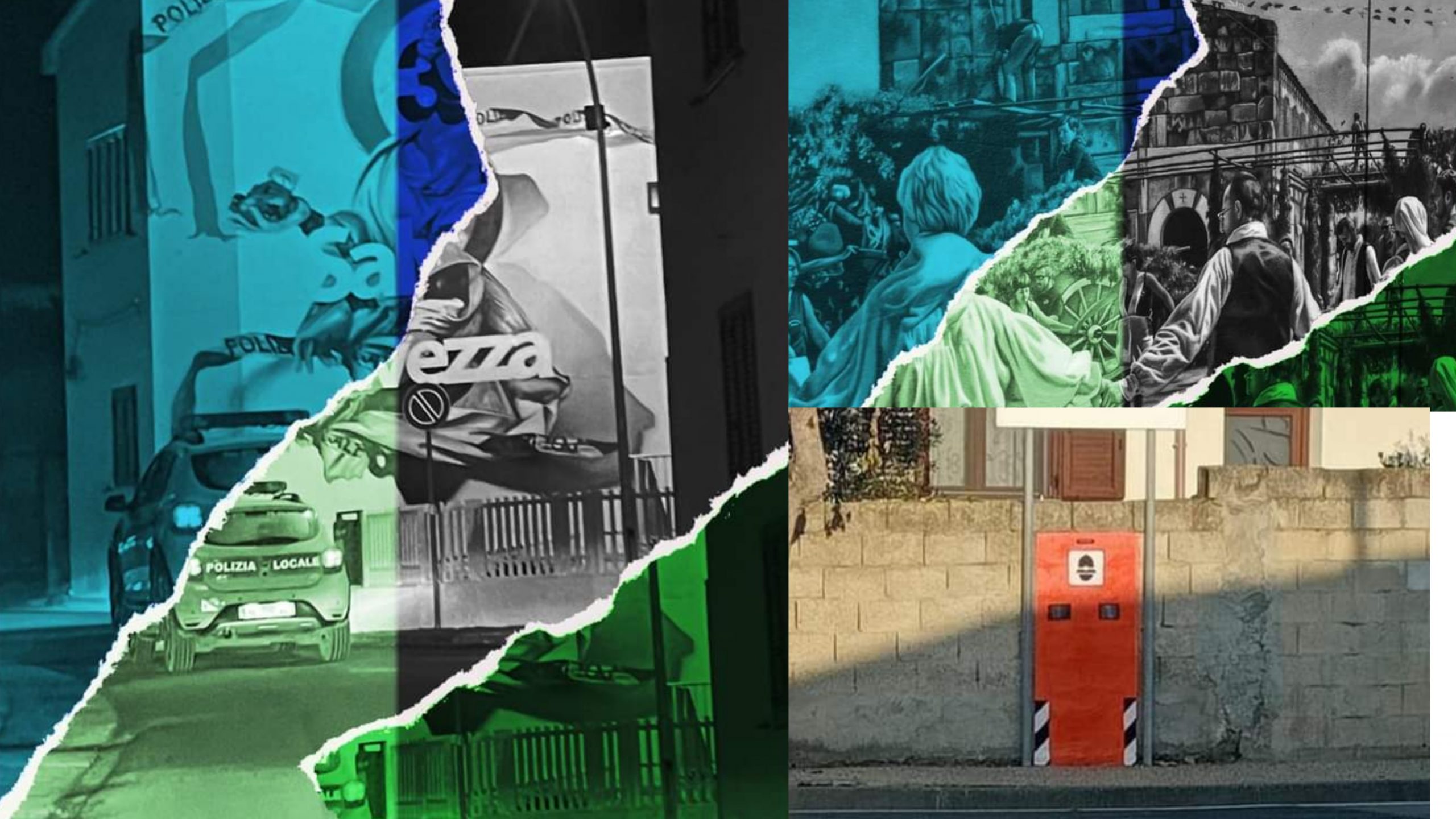 Due nuovi murales a Villaspeciosa per parlare di sicurezza stradale e tradizione