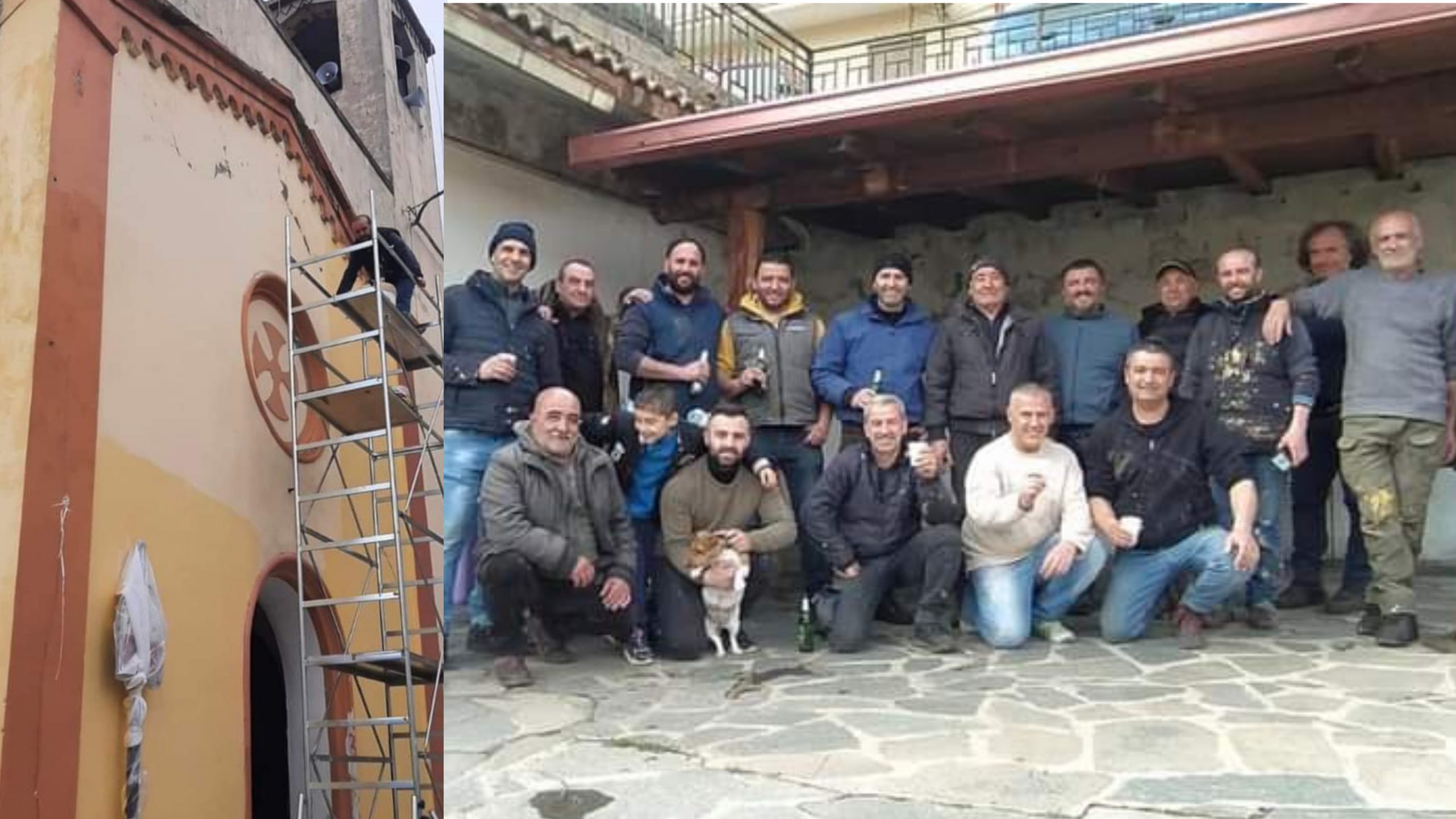 Desulo dice no alla violenza: volontari in azione per cancellare le scritte ingiuriose