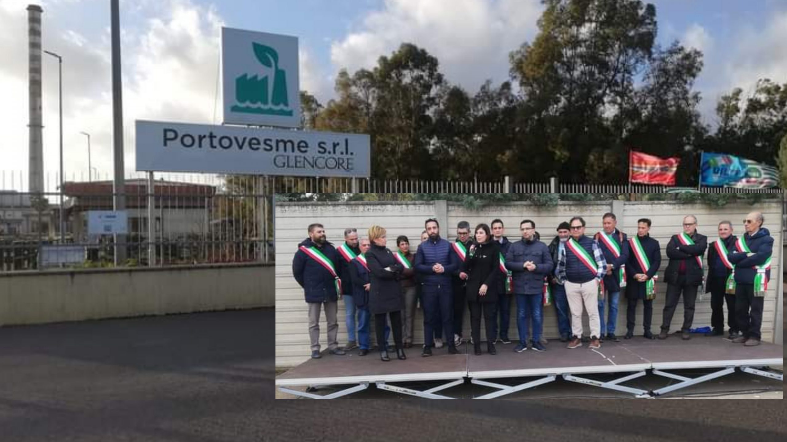 A San Gavino Monreale tutti uniti per difendere i posti di lavoro della fonderia