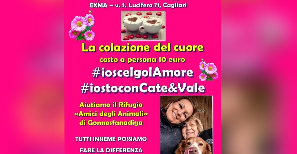 “La colazione del cuore”, evento di beneficenza per aiutare il rifugio di Gonnosfanadiga