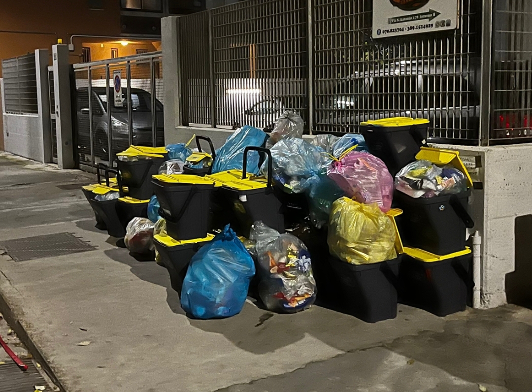 Quartu, 4mila famiglie senza i mastelli col microchip: ora dovranno tenersi i rifiuti