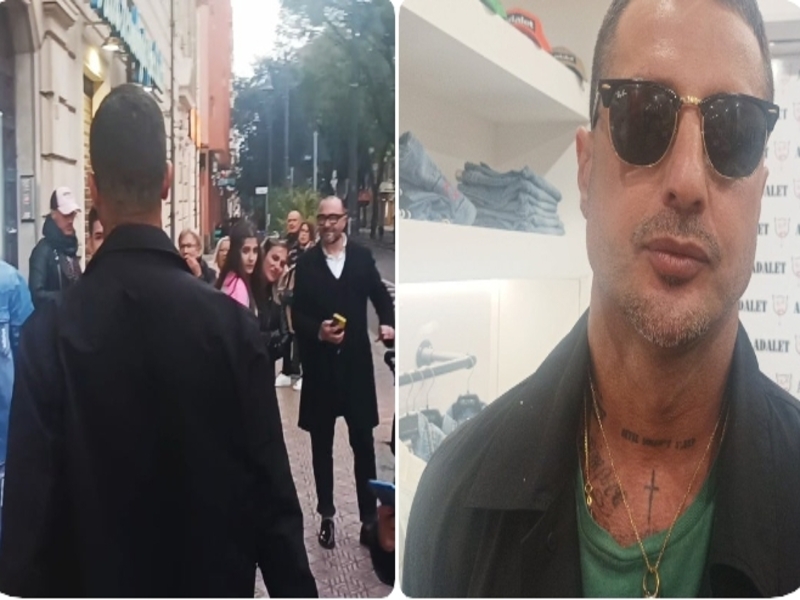 Fabrizio Corona a Cagliari, selfie e sorrisi con i fan in via Dante: “Sei bello come il sole”