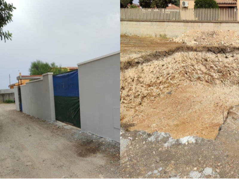 Quartu, recinzione già finita e piscina quasi pronta in zona vincolata: “Demolite tutto”