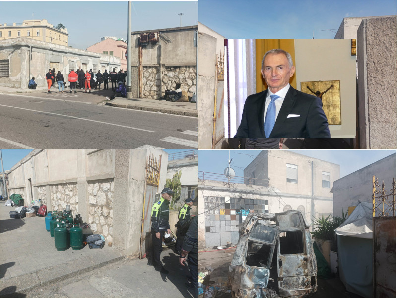 Cagliari, dopo le fiamme il rebus sui migranti: “Tutti gli irregolari saranno nuovamente espulsi e dovranno lasciare l’Italia”