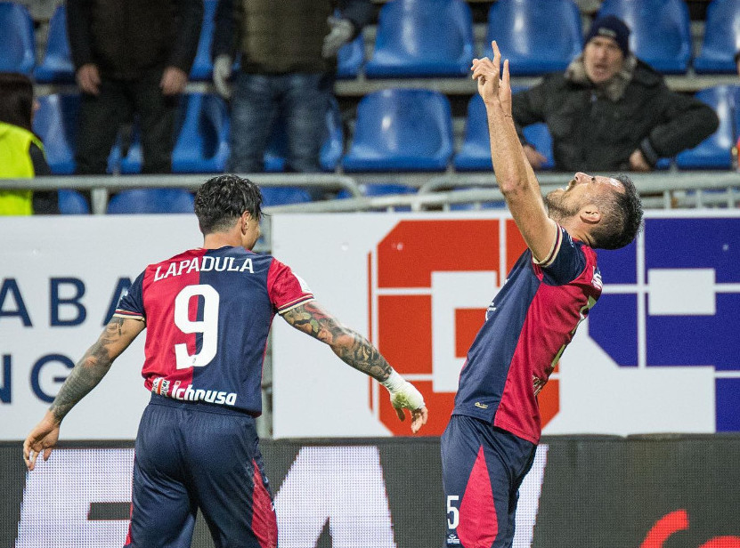 Cagliari-Ascoli 4-1, Ranieri cala il poker e spazza la paura: Lapadula e Mancosu da brividi