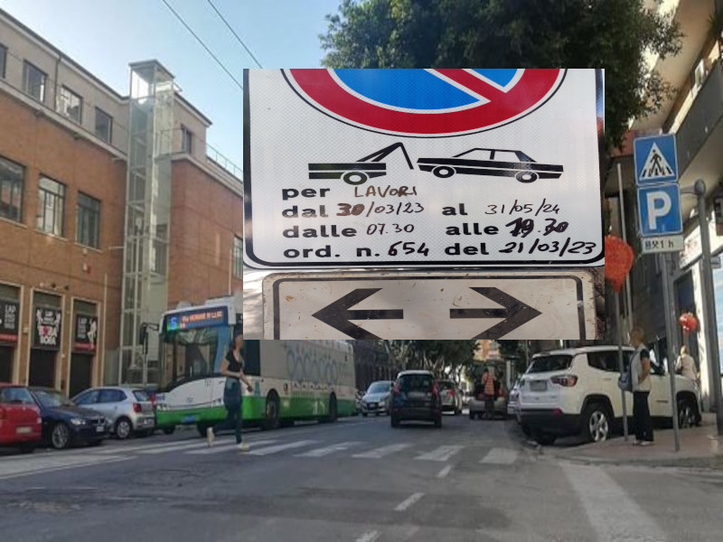 Cagliari, 14 mesi di lavori in viale Trieste e commercianti preoccupati: “Tanti parcheggi ko”