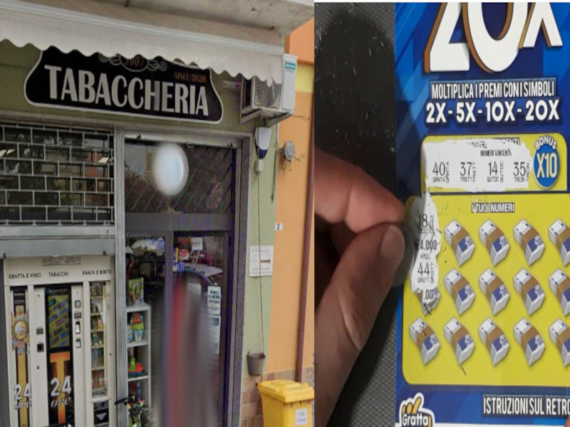 Monserrato, mega vincita nella tabaccheria davanti al Comune: gratta e vinci da 500mila euro