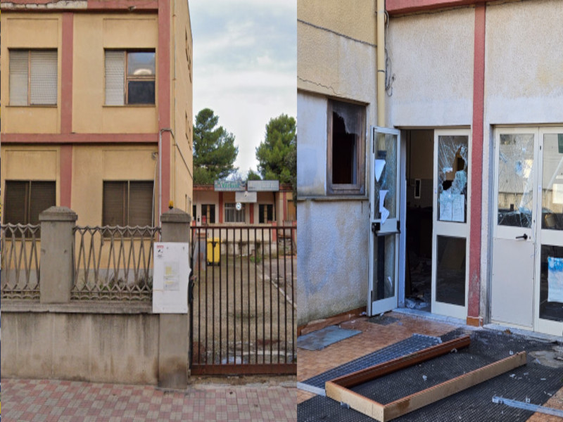 Cagliari, sgomberata l’ex scuola di via Abruzzi: l’istituto saccheggiato da sbandati italiani e stranieri