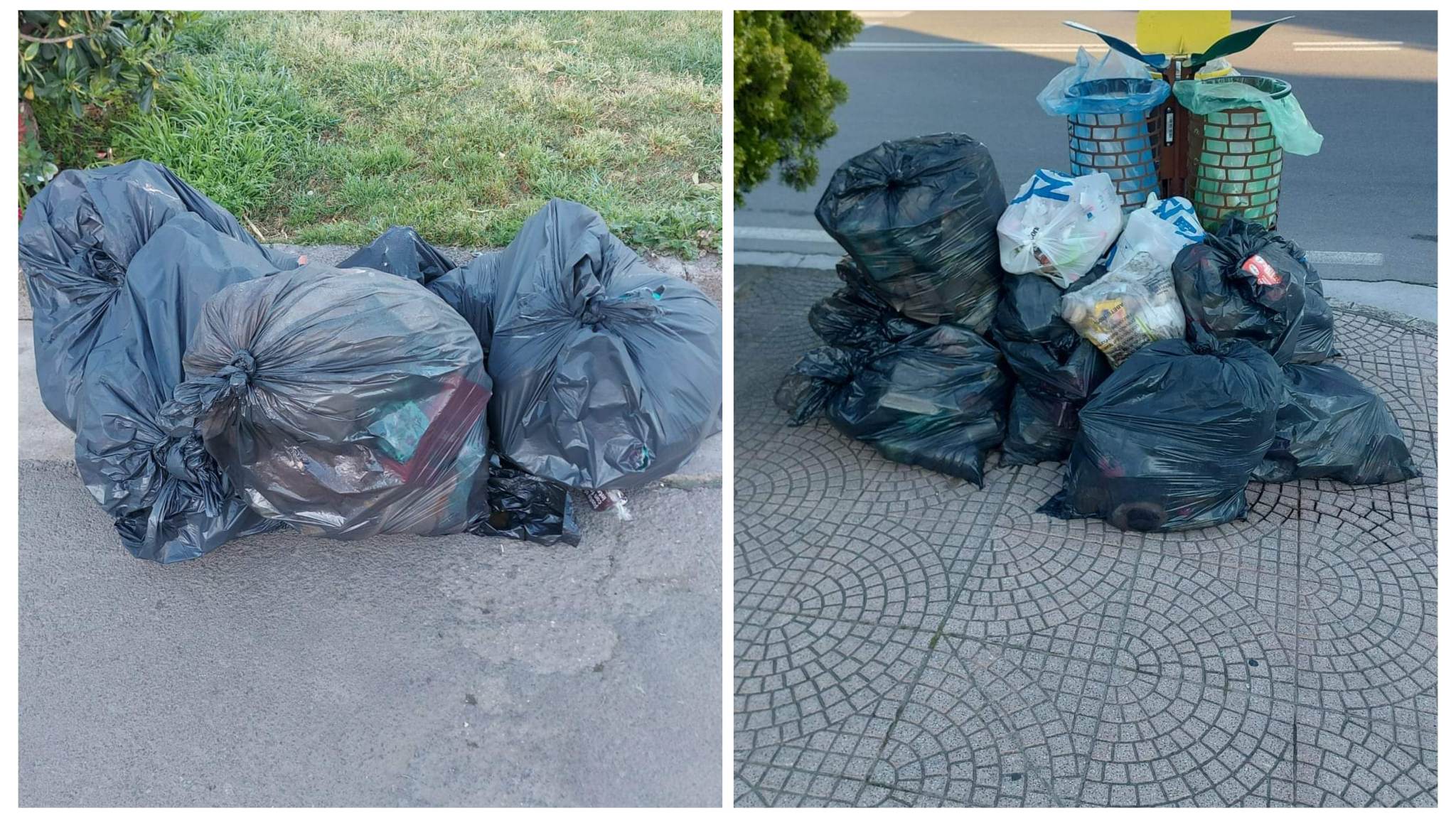 Collezione di rifiuti davanti al cimitero di Quartu: “Accumulati davanti ai posteggi di noi fiorai”