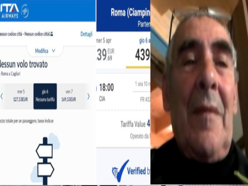 Aerei, prezzi folli e sardi trattati come turisti: “439 euro o resti a Roma, se sei emigrato devi indebitarti: grazie Regione”